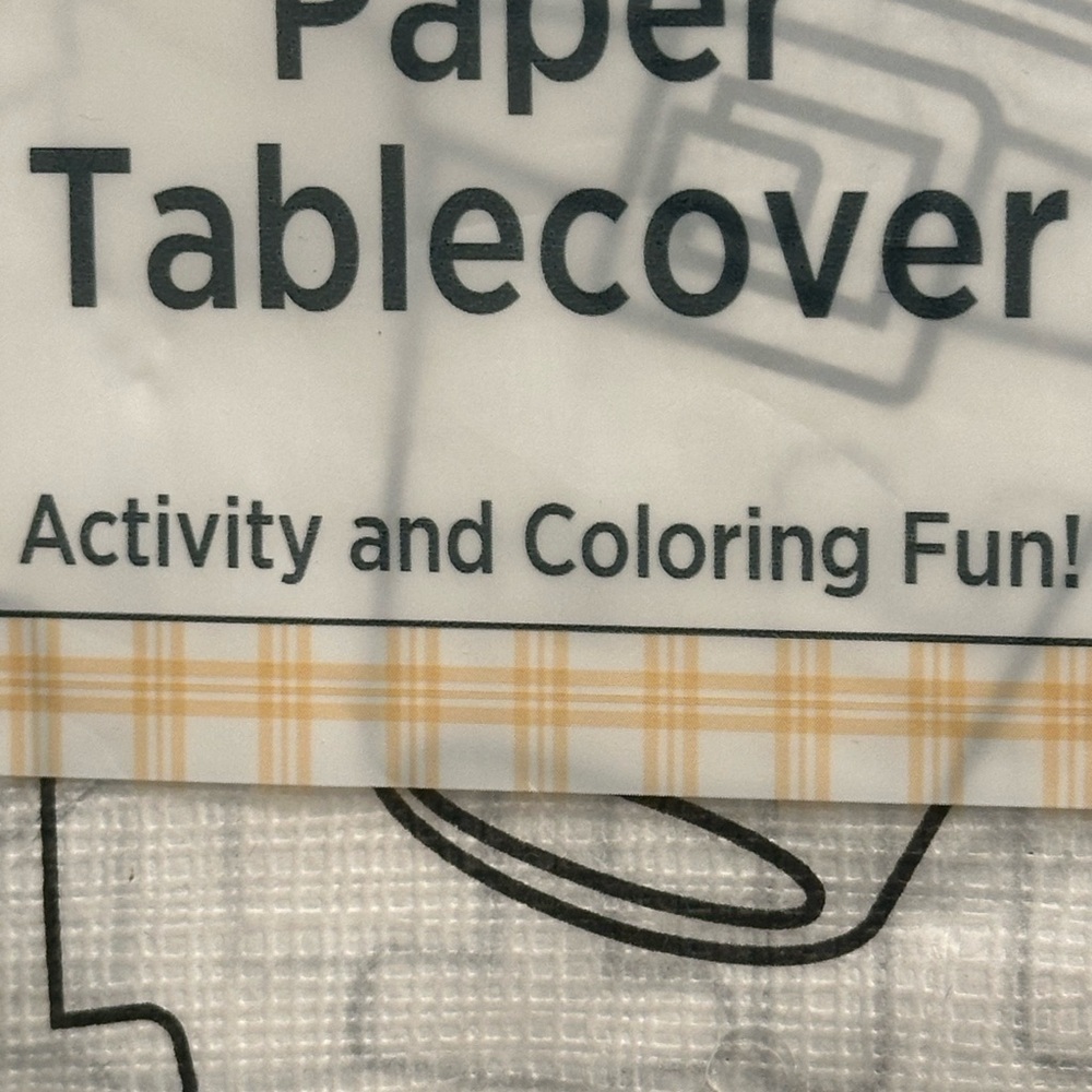 Thanksgiving Day (3) Coloring Paper Tablecovers - Picture 3 of 3